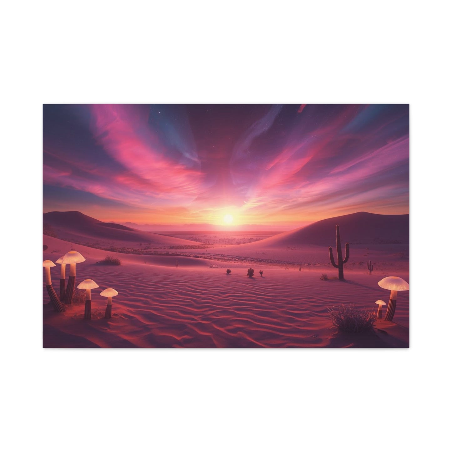 Psychedelic Landscape Canvas Wall Art