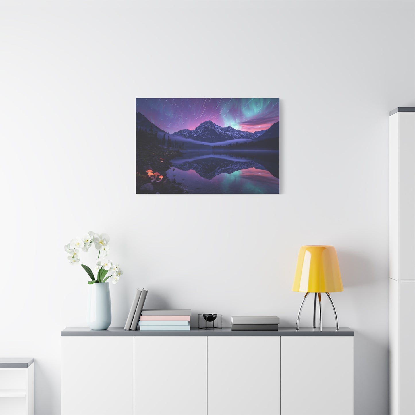Psychedelic Landscape Canvas Wall Art