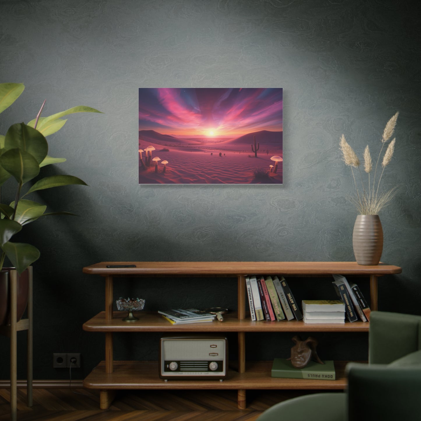 Psychedelic Landscape Canvas Wall Art