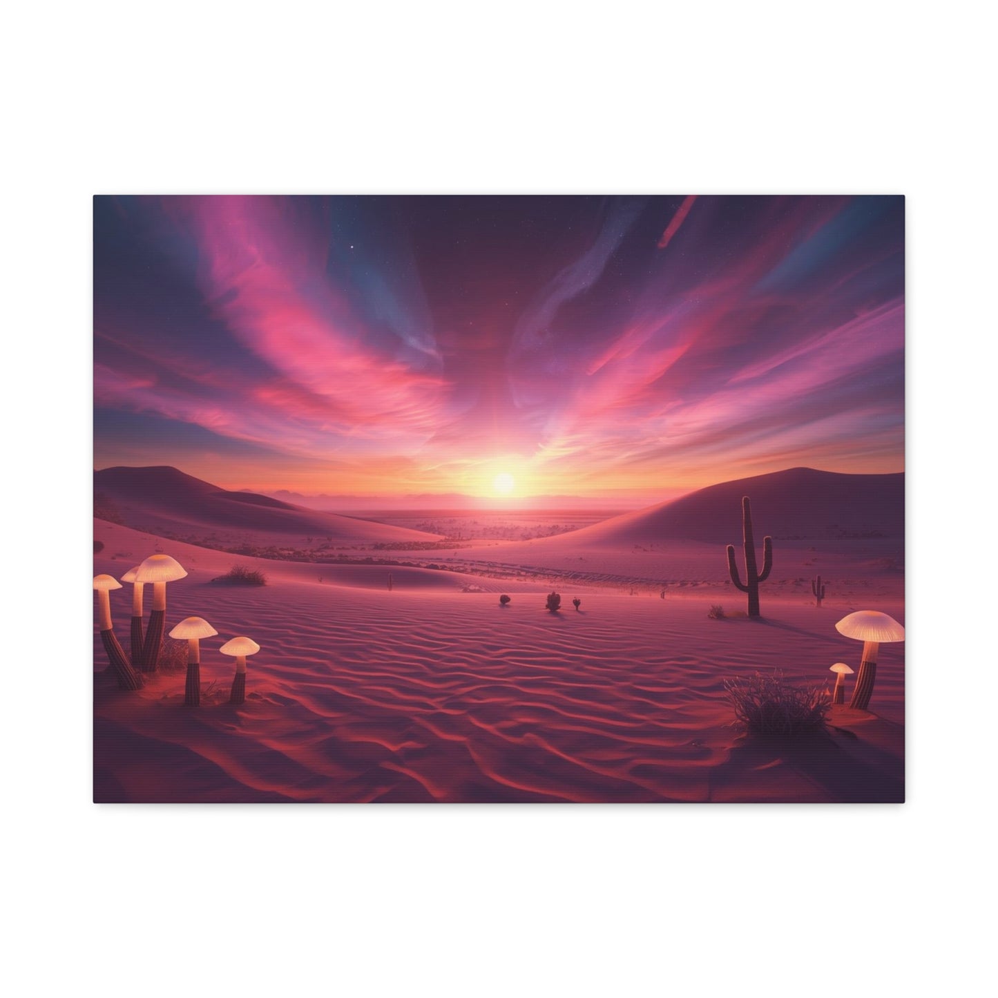 Psychedelic Landscape Canvas Wall Art