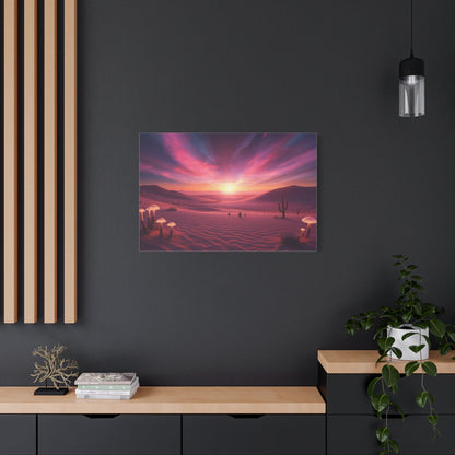 Psychedelic Landscape Canvas Wall Art