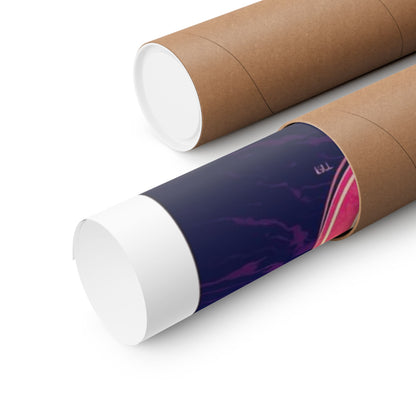 Chicago Psychedelic Travel Poster