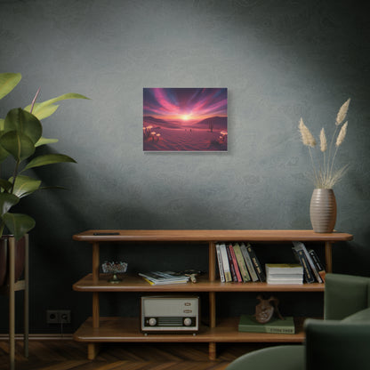 Psychedelic Landscape Canvas Wall Art