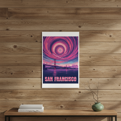 San Francisco Psychedelic Travel Poster