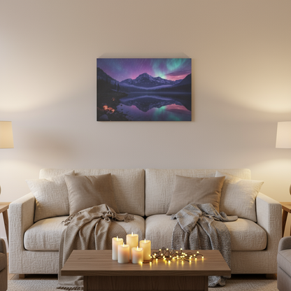 Psychedelic Landscape Canvas Wall Art