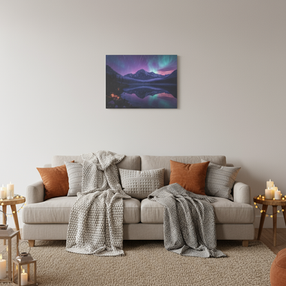 Psychedelic Landscape Canvas Wall Art