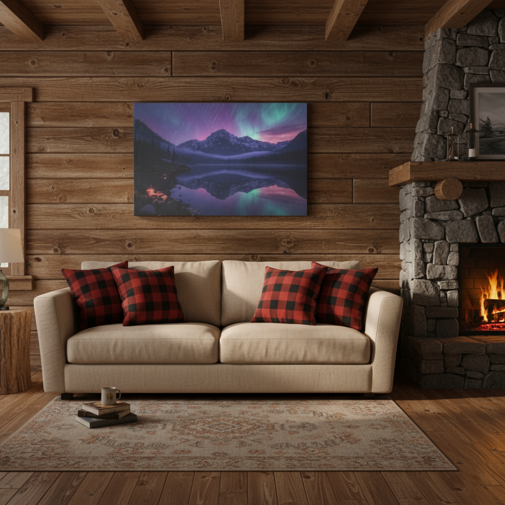 Psychedelic Landscape Canvas Wall Art