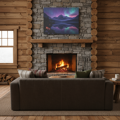 Psychedelic Landscape Canvas Wall Art