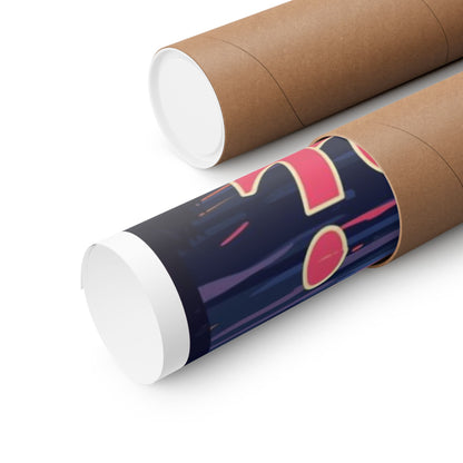 Miami Psychedelic Travel Poster