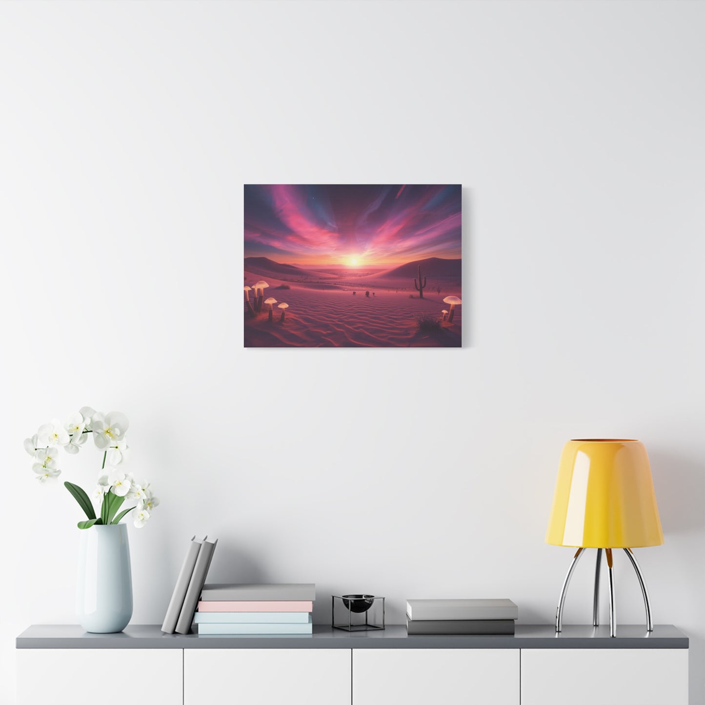 Psychedelic Landscape Canvas Wall Art
