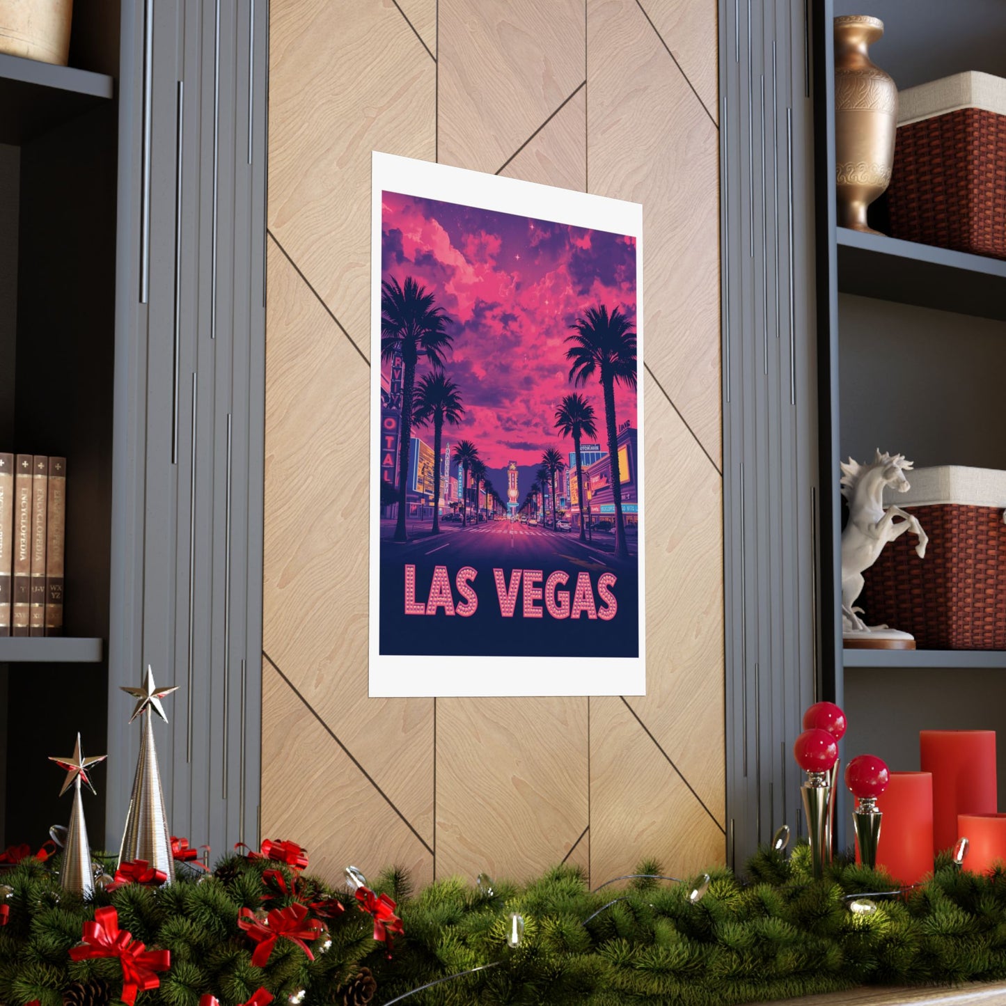 Las Vegas Psychedelic Travel Poster