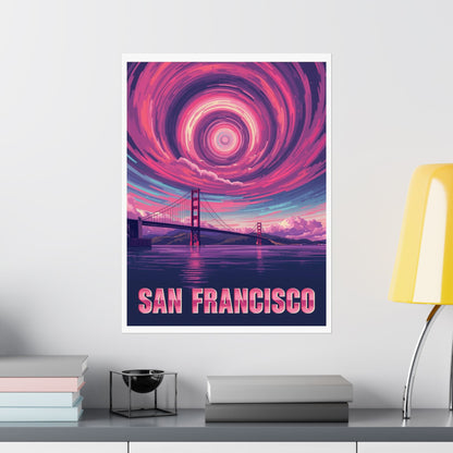 San Francisco Psychedelic Travel Poster