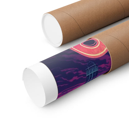 Chicago Psychedelic Travel Poster