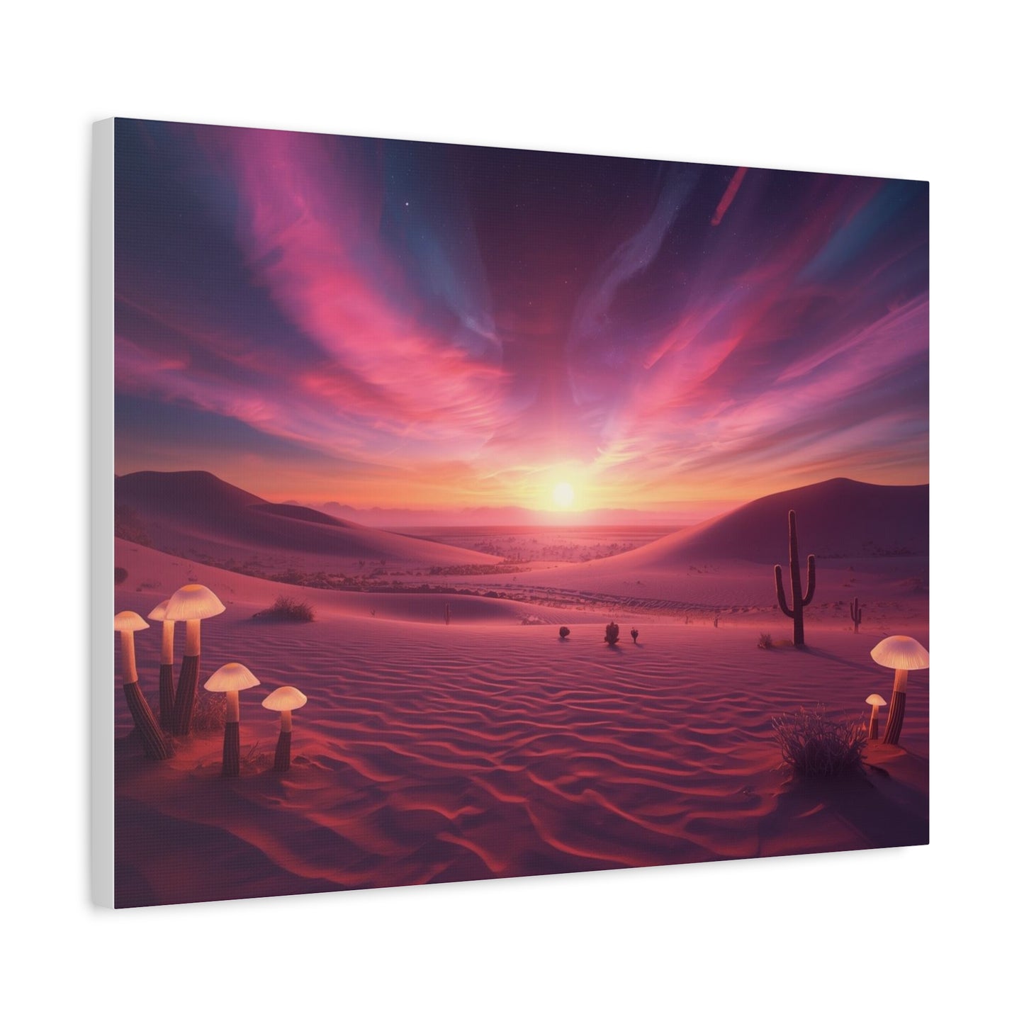 Psychedelic Landscape Canvas Wall Art