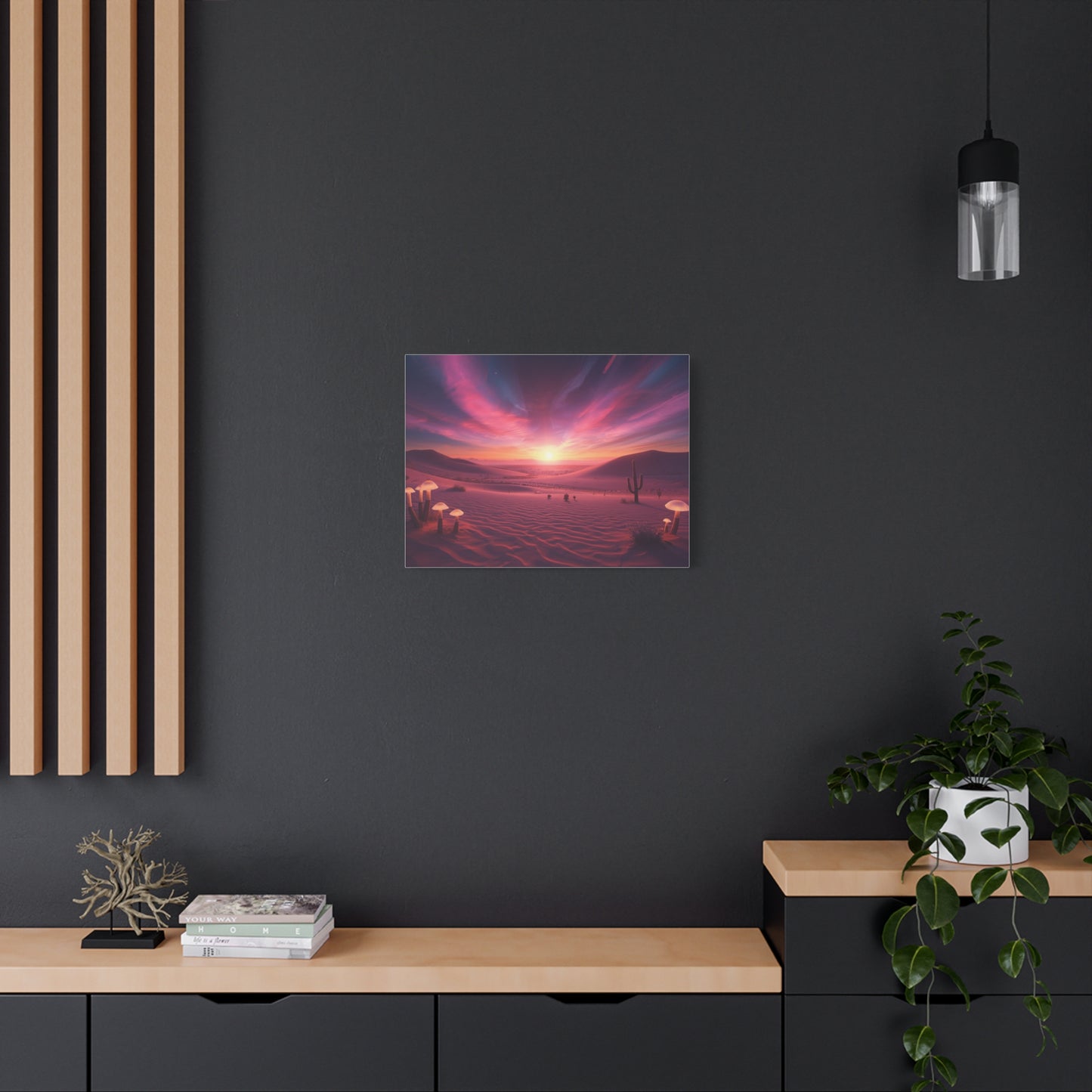 Psychedelic Landscape Canvas Wall Art