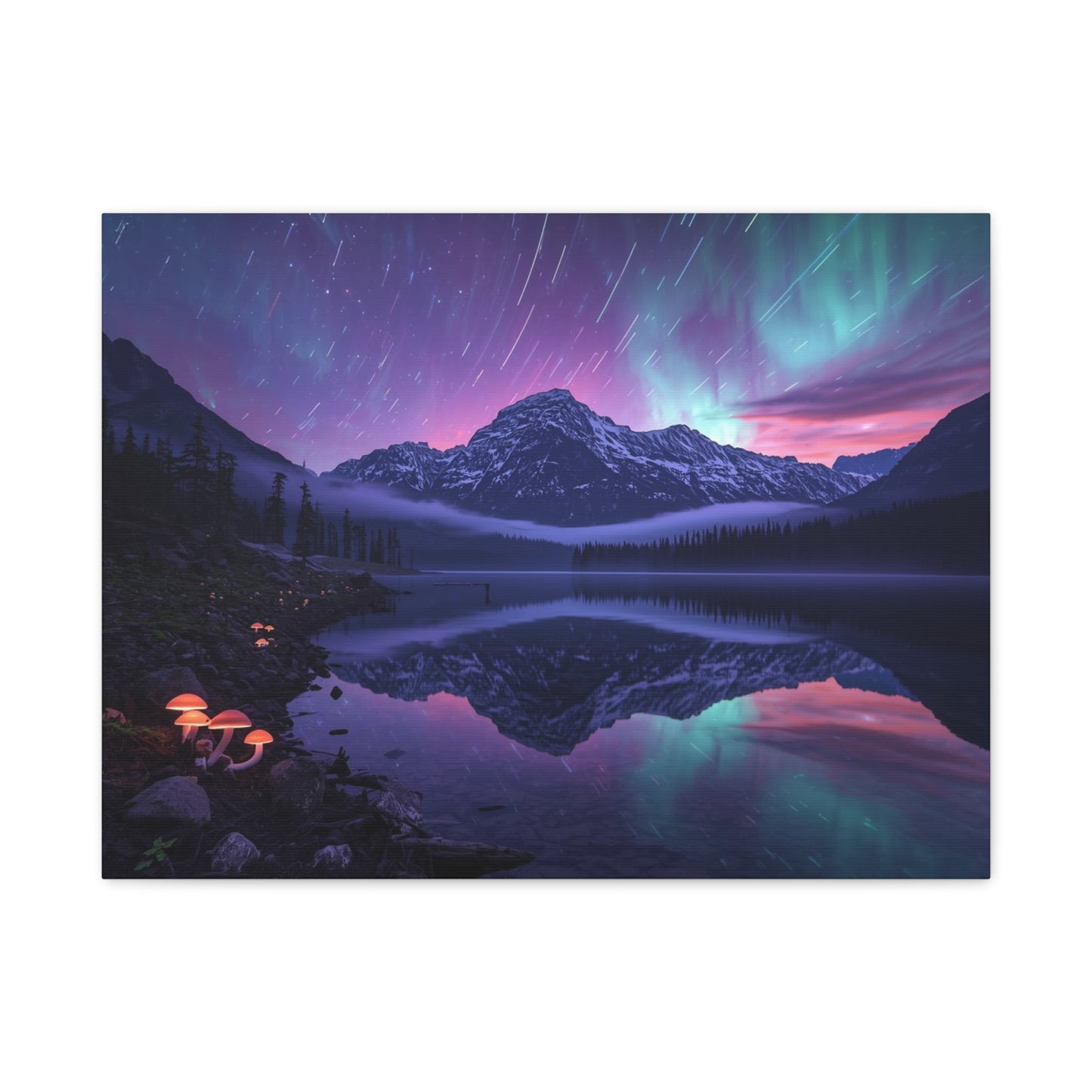 Psychedelic Landscape Canvas Wall Art