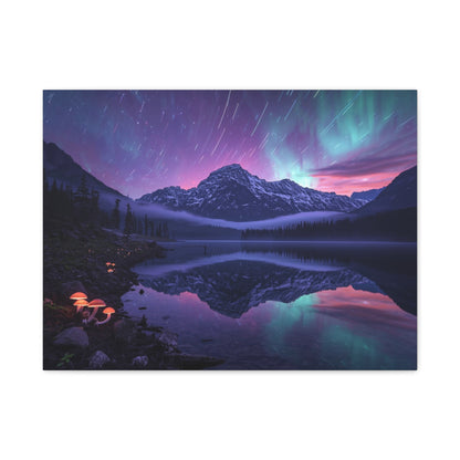 Psychedelic Landscape Canvas Wall Art